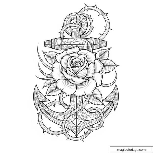 printable rose coloring pages