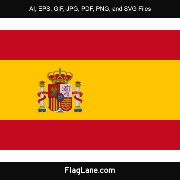 printable spanish flag