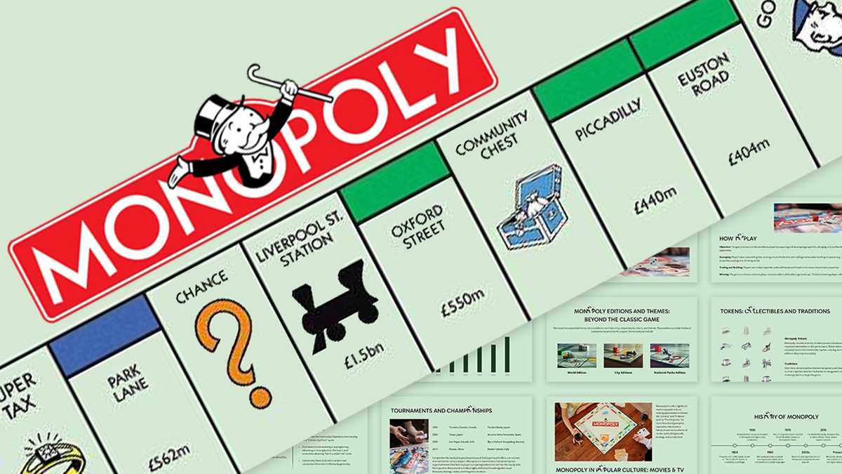 monopoly game printable