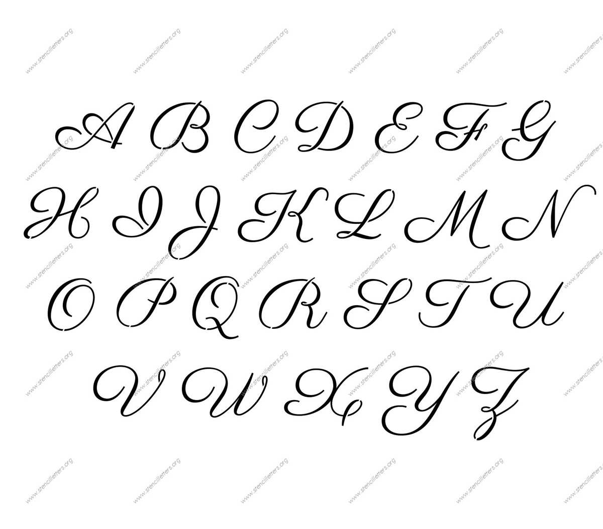 free printable letter stencils to print