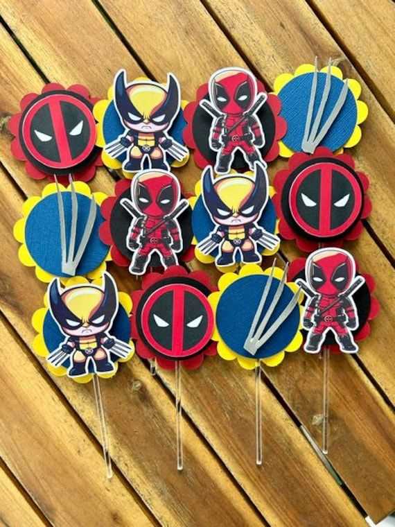 wolverine cake topper printable