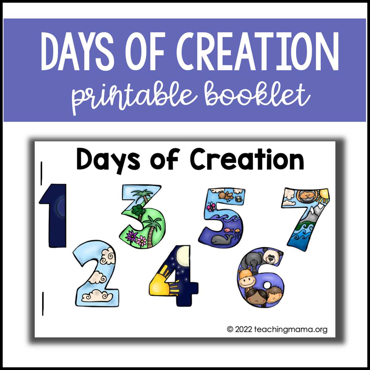 free printable creation crafts