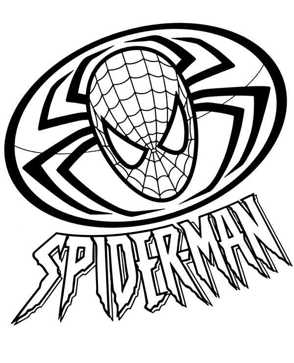 spider man printable coloring page