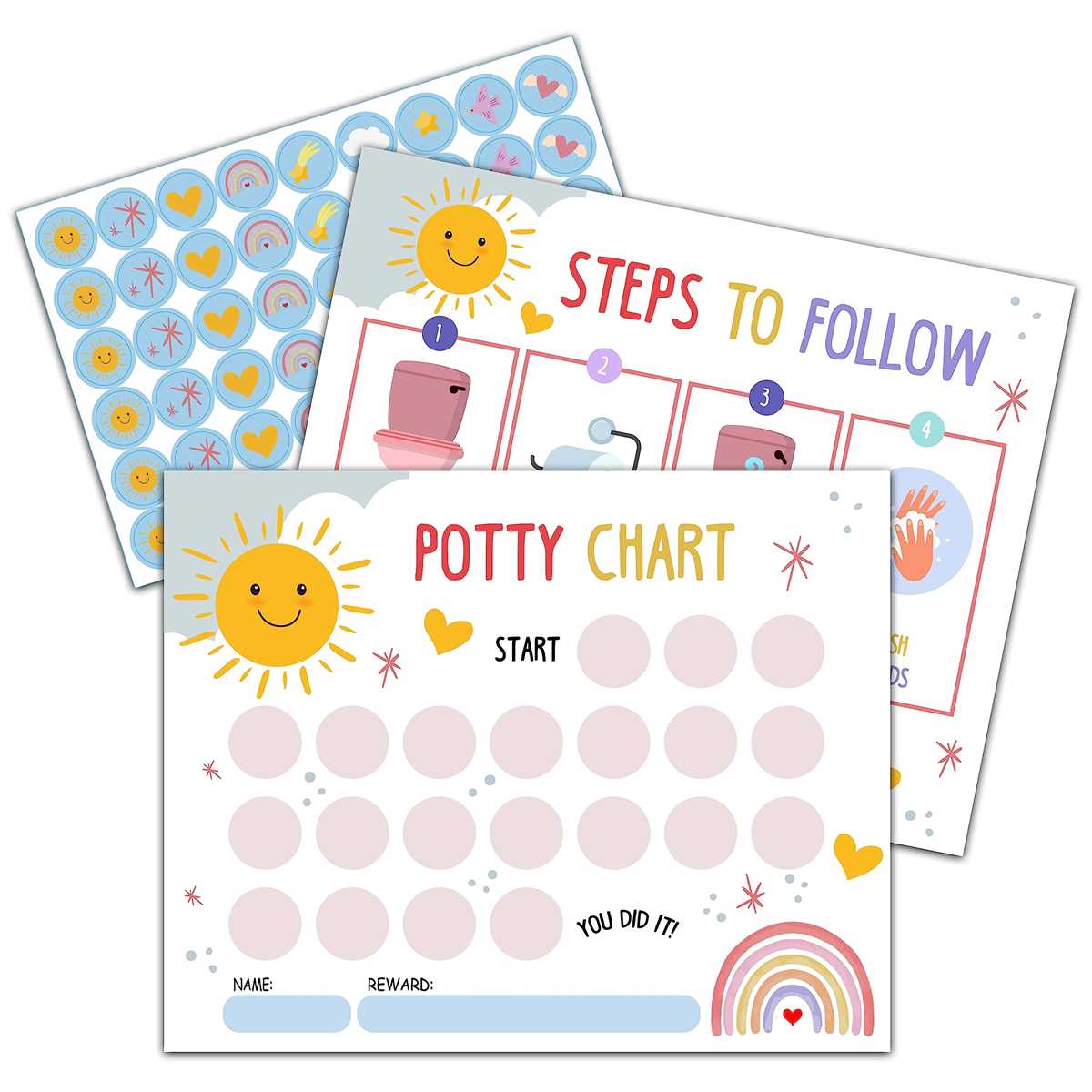 potty training printable sticker chart