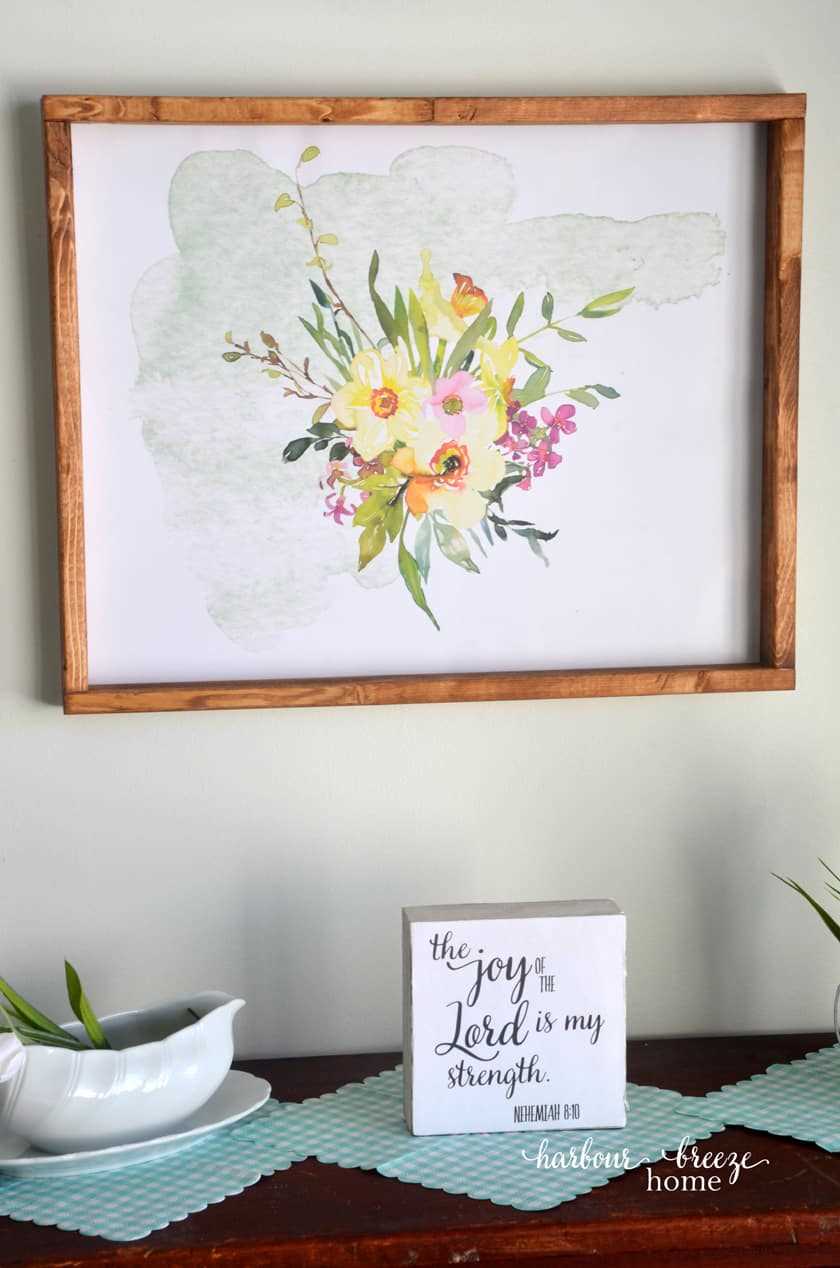 watercolor flower printable