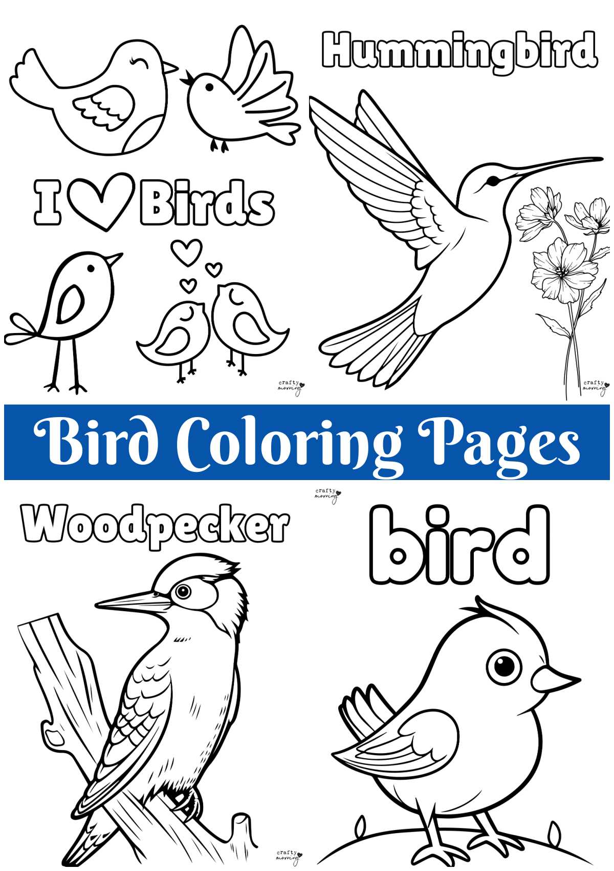 printable bird colouring pages