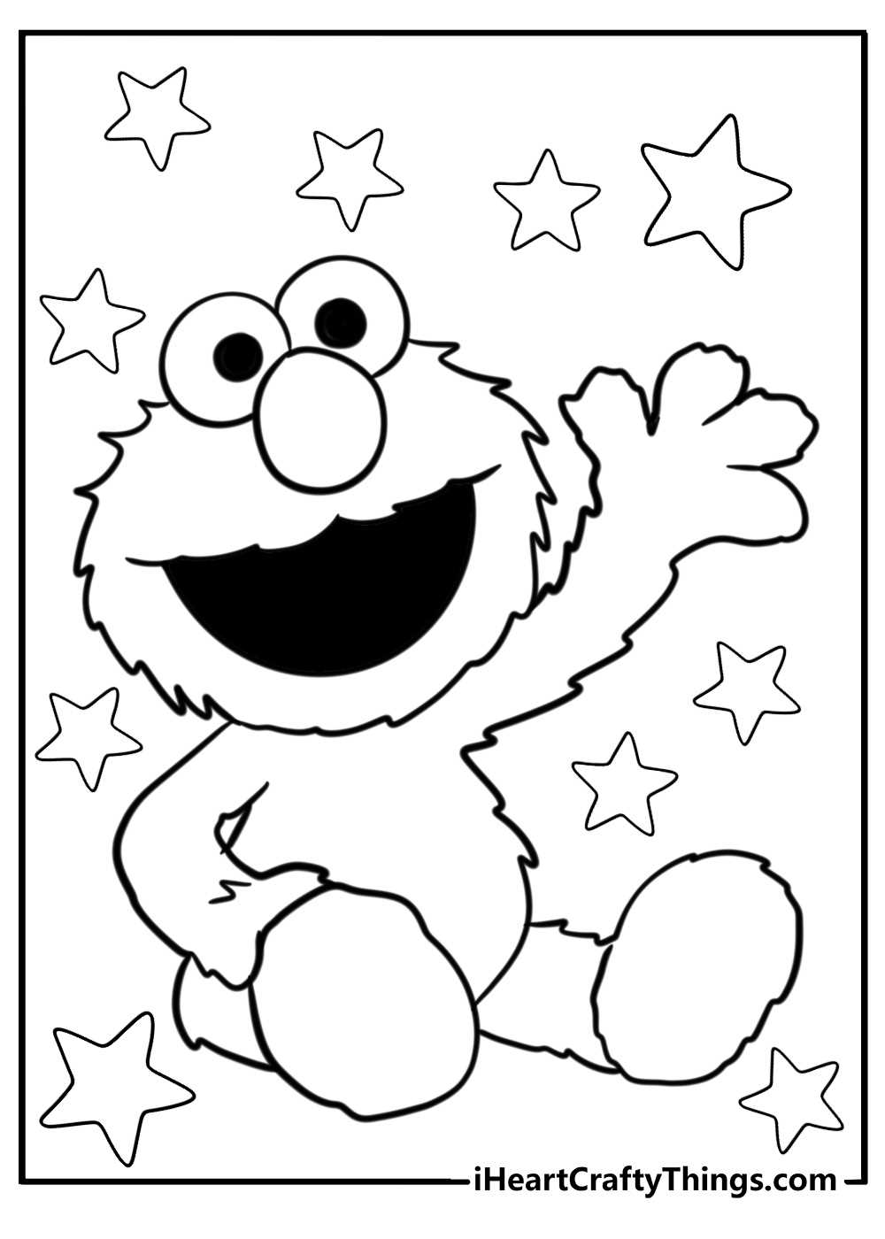 printable elmo coloring pages