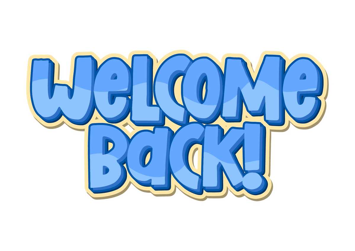 welcome back sign printable free