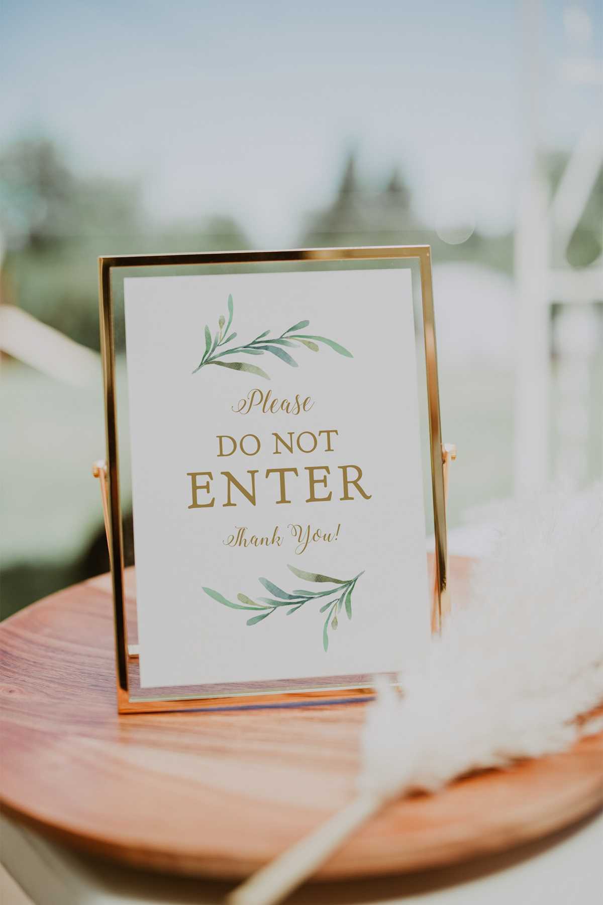 do not enter signs printable