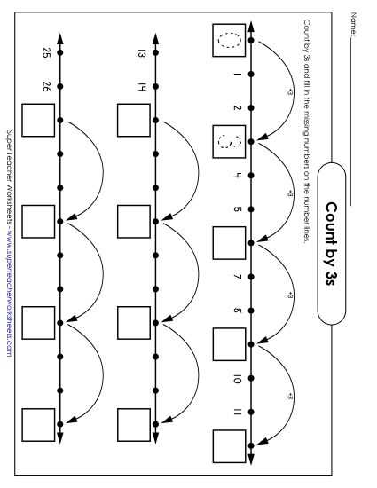 free printable number lines