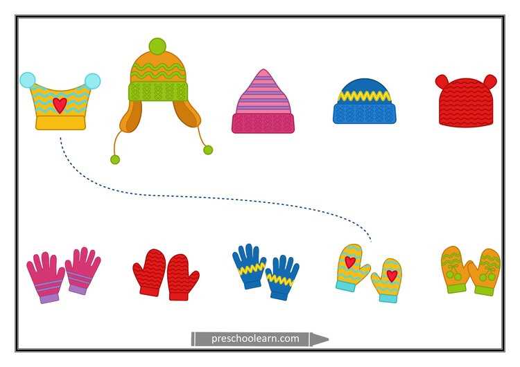 winter clothes printable