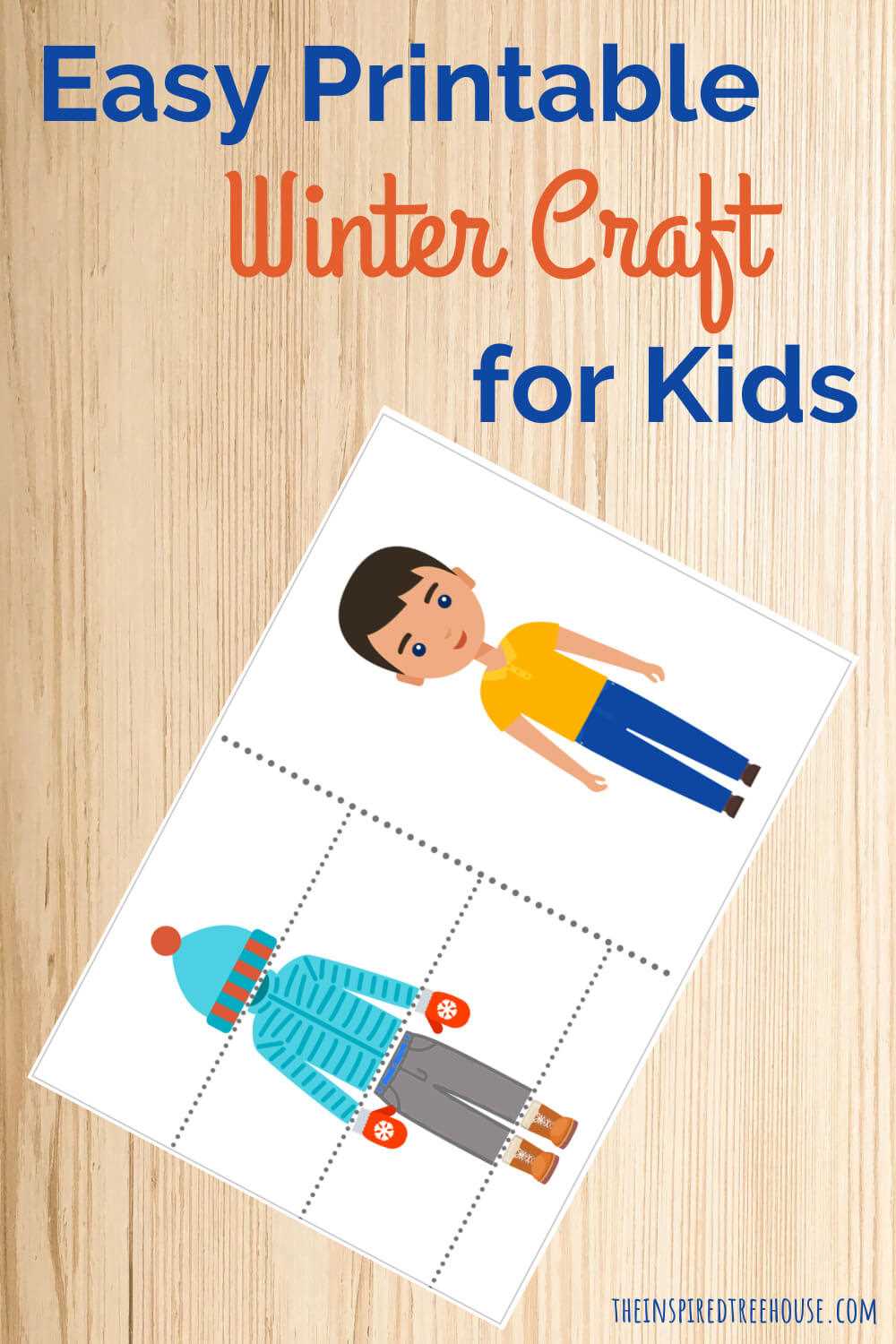 winter clothes printable