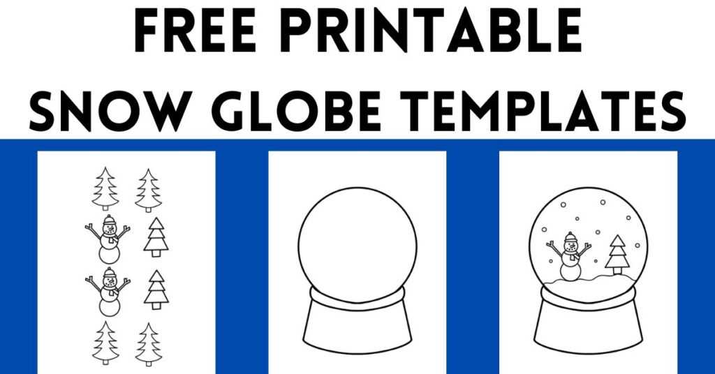 winter craft printables