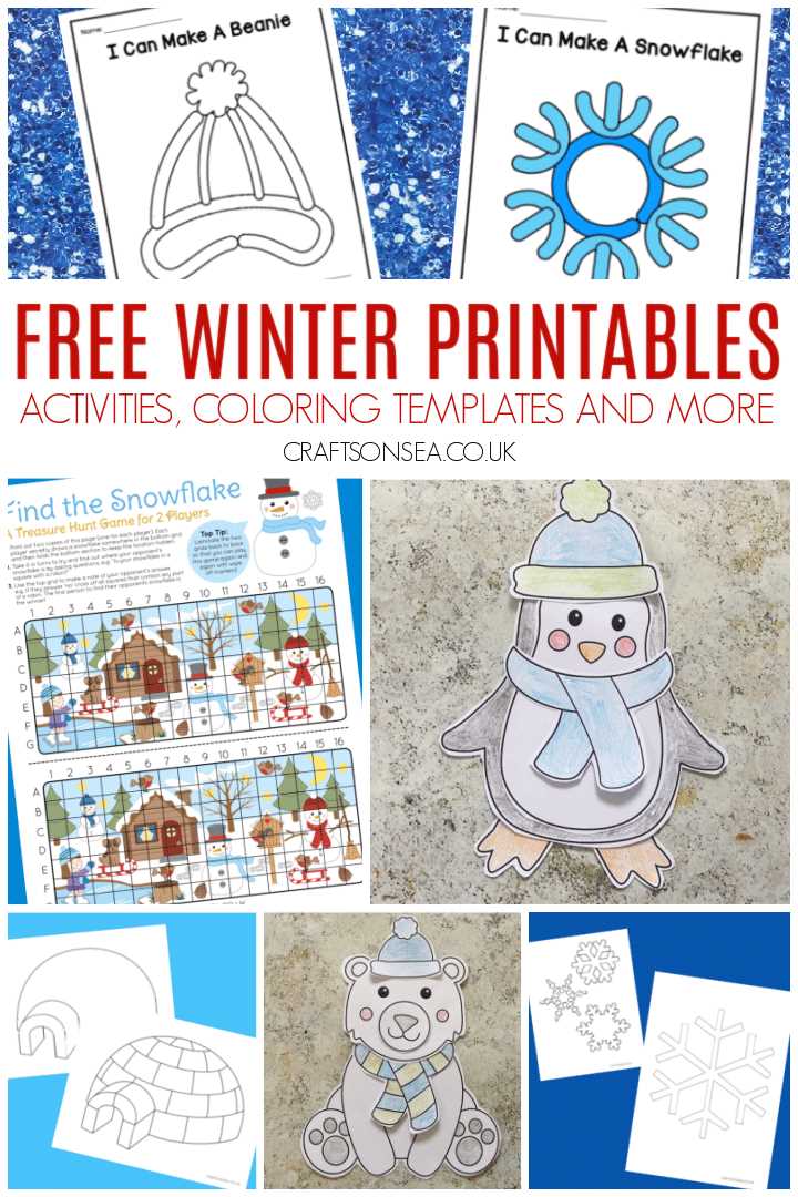 winter printable activities