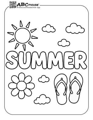 summer craft printable