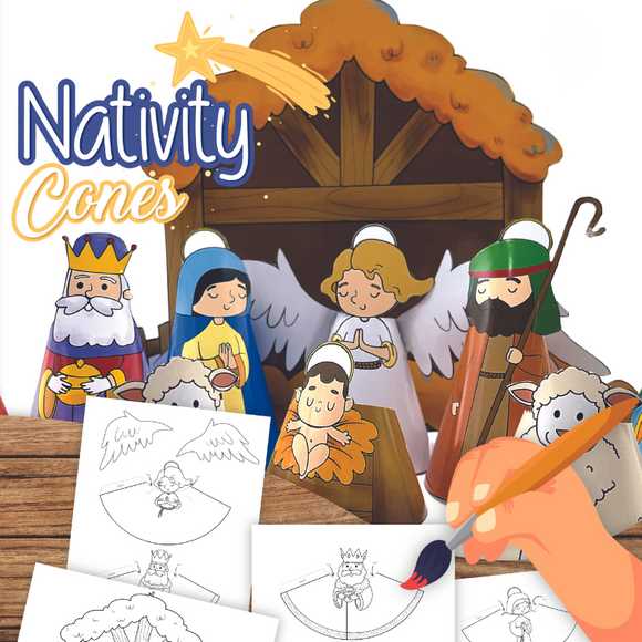 christmas nativity scene printable