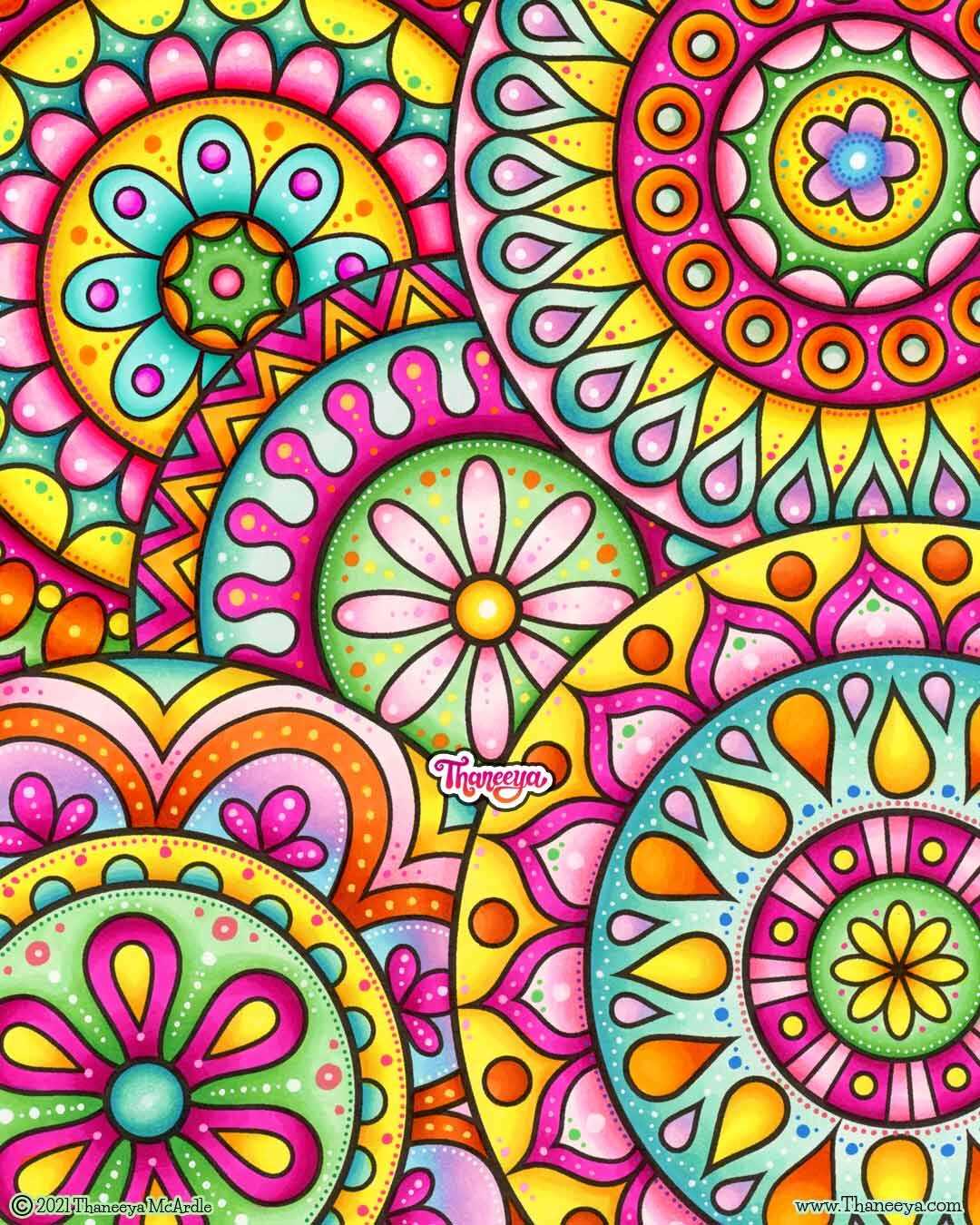 free printable abstract art coloring pages