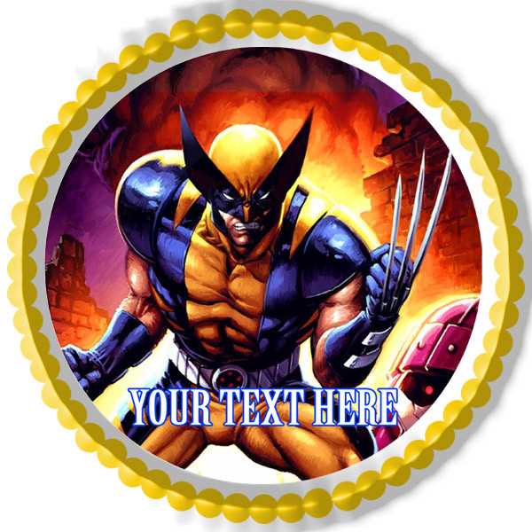 wolverine cake topper printable
