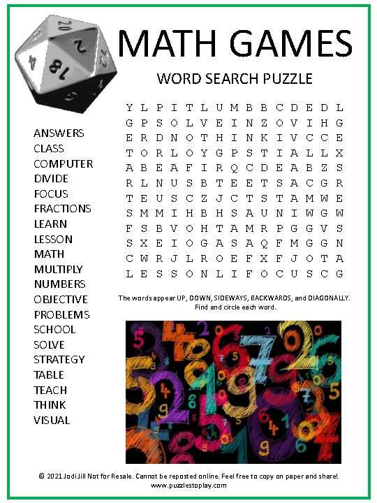 word puzzle games printable