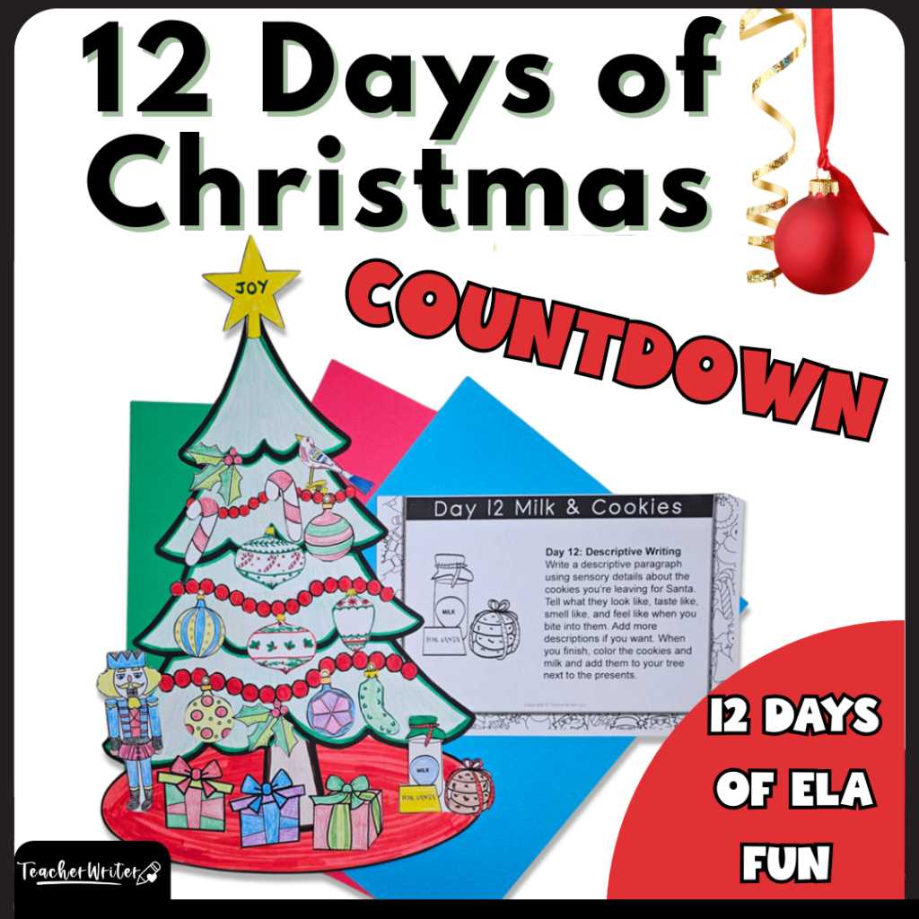 words to 12 days of christmas printable