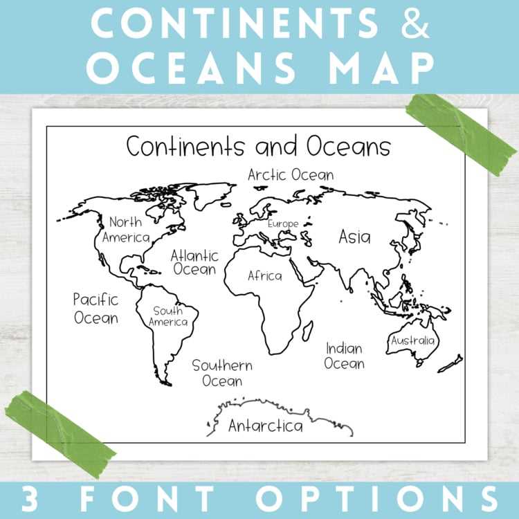 world map coloring page printable
