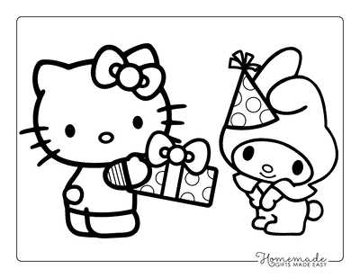 printable my melody coloring pages