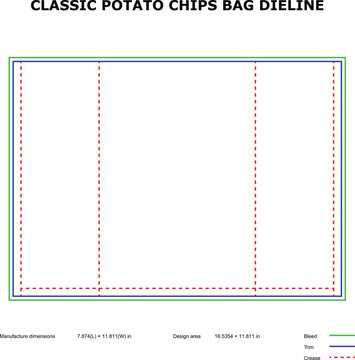 printable chips bag