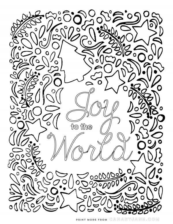 religious christmas coloring pages printable