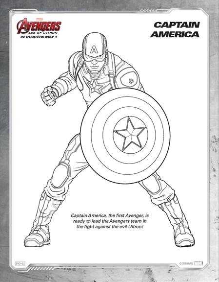 avengers coloring pages printable