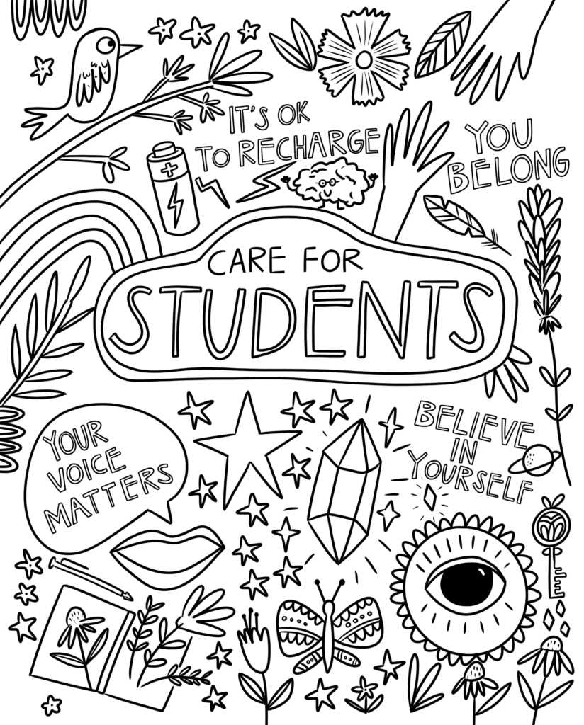 mindful coloring pages printable