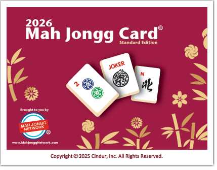printable mahjong card