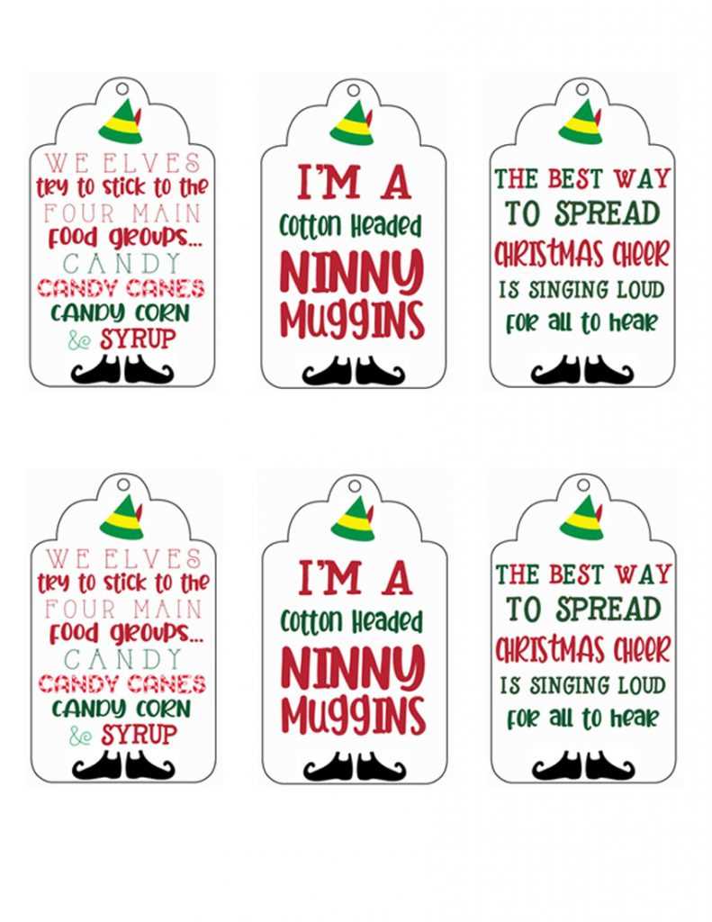 free printable buddy the elf quotes