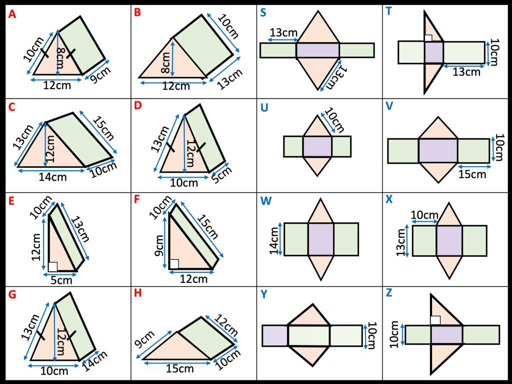 net for triangular prism printable
