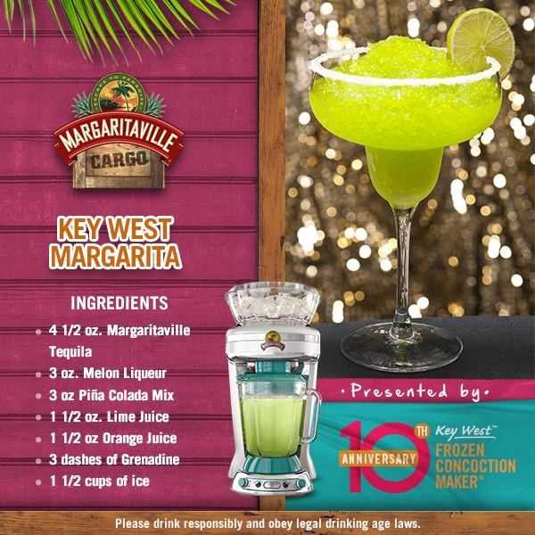 margaritaville machine recipe book printable
