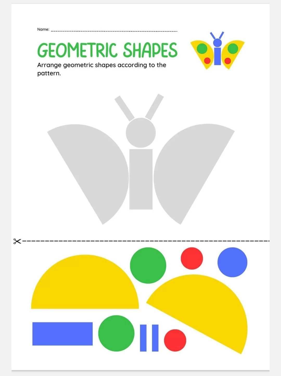 cut and paste printable worksheets