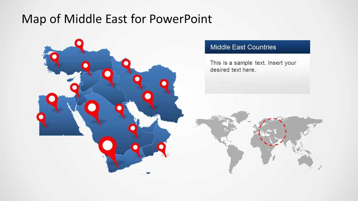 printable middle east map