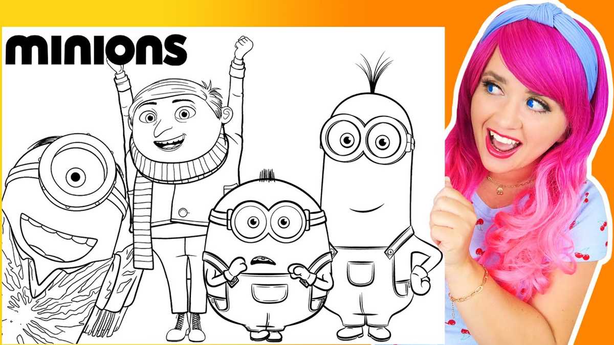 coloring pages printable minions