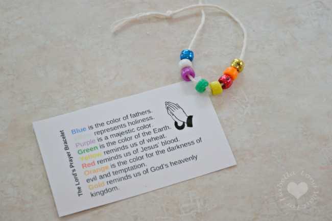 free printable prayer craft