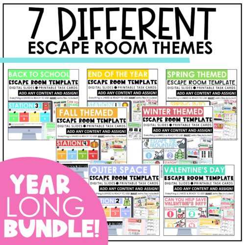 escape the room printable