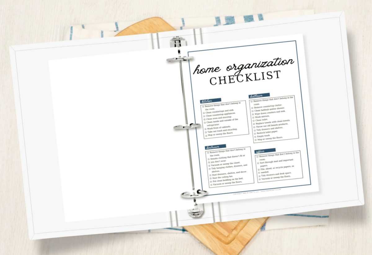 home management binder free printables