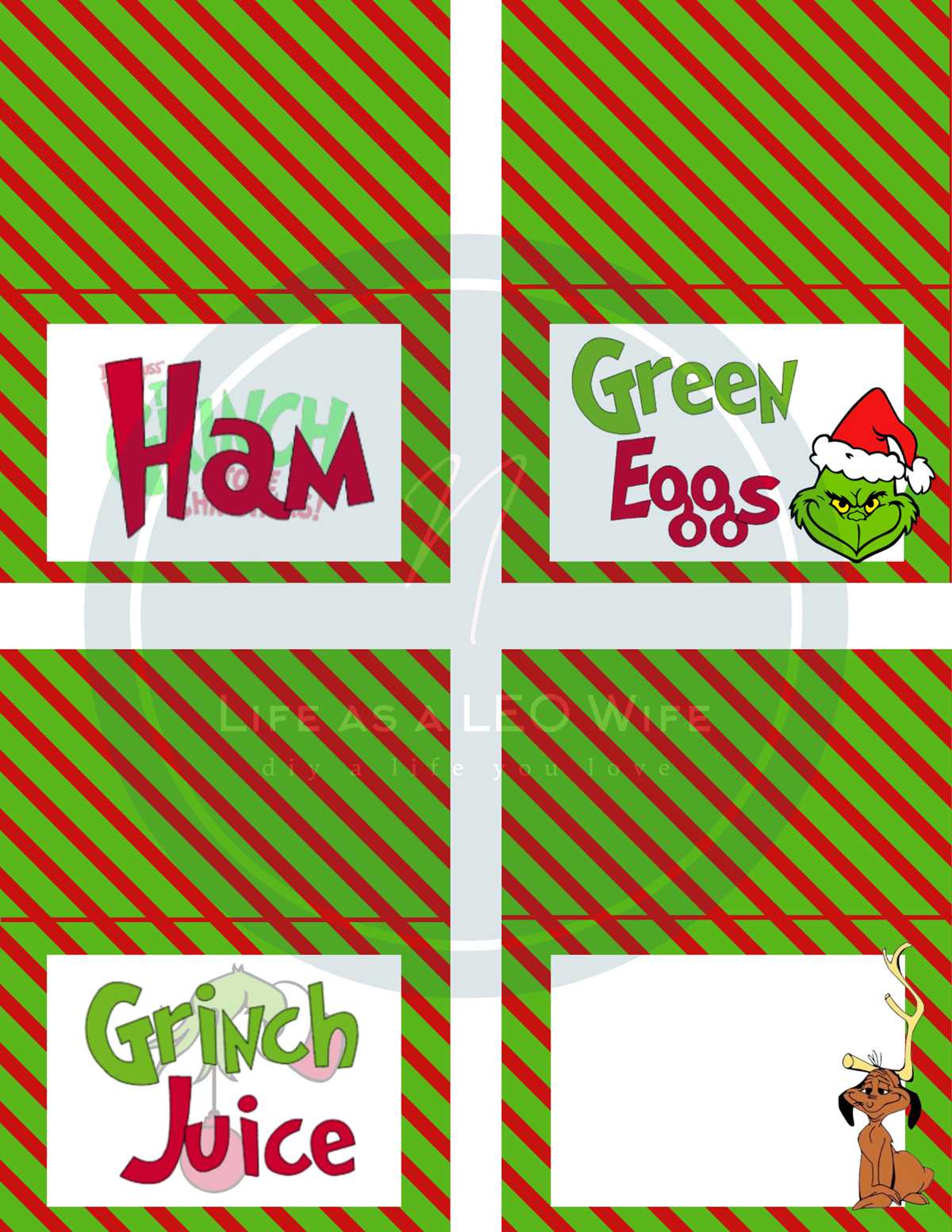 grinch printables free