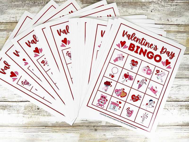 valentine bingo free printable