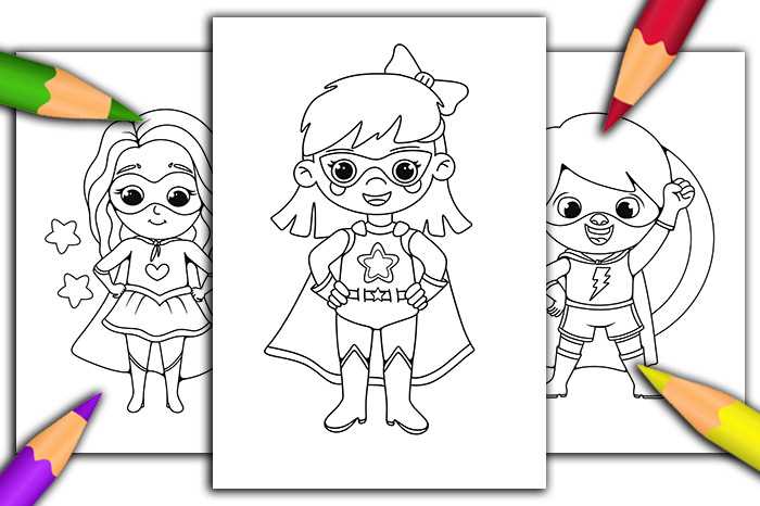 super hero coloring pages free printable