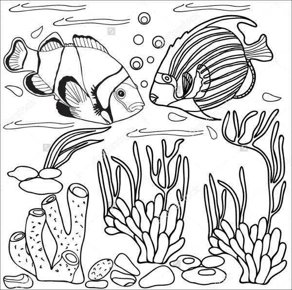 free printable sea creature templates