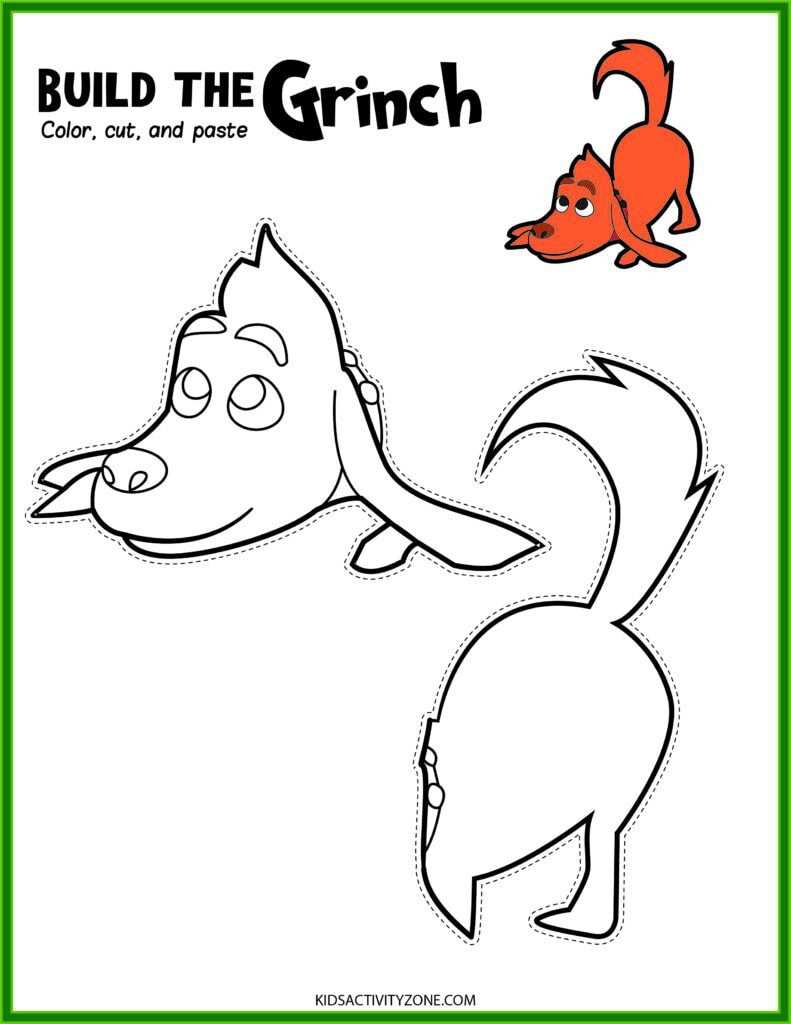 free printable grinch craft template