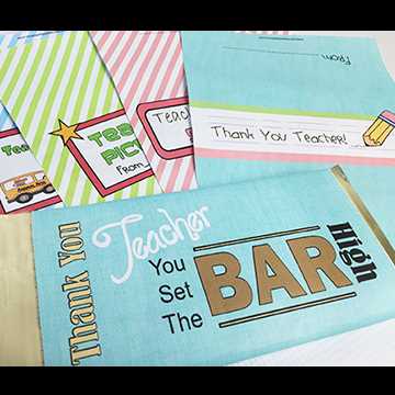 teacher appreciation candy printables
