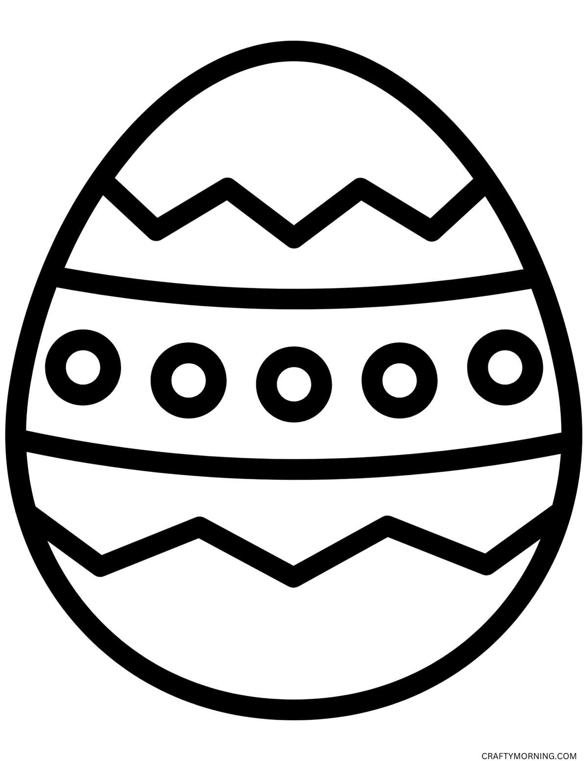 easter egg printable