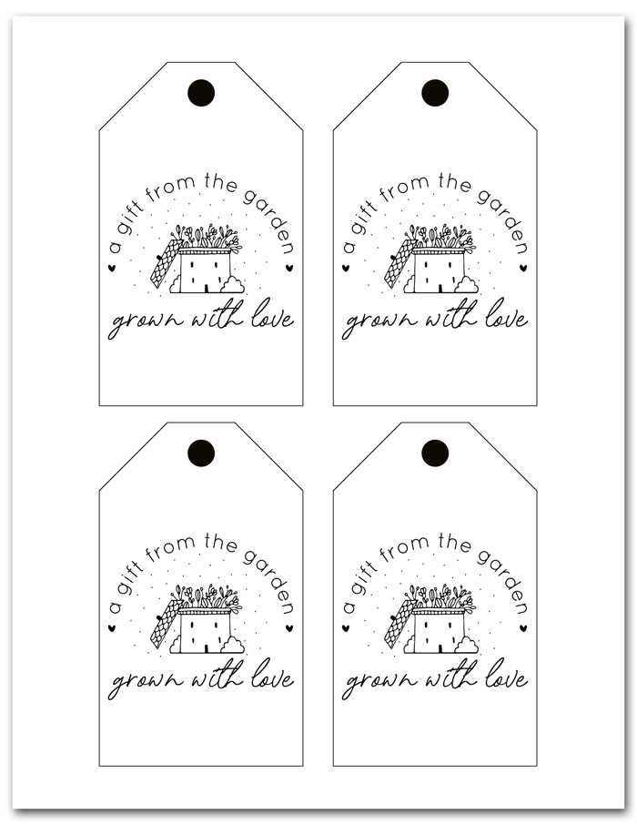 free printable plant labels template