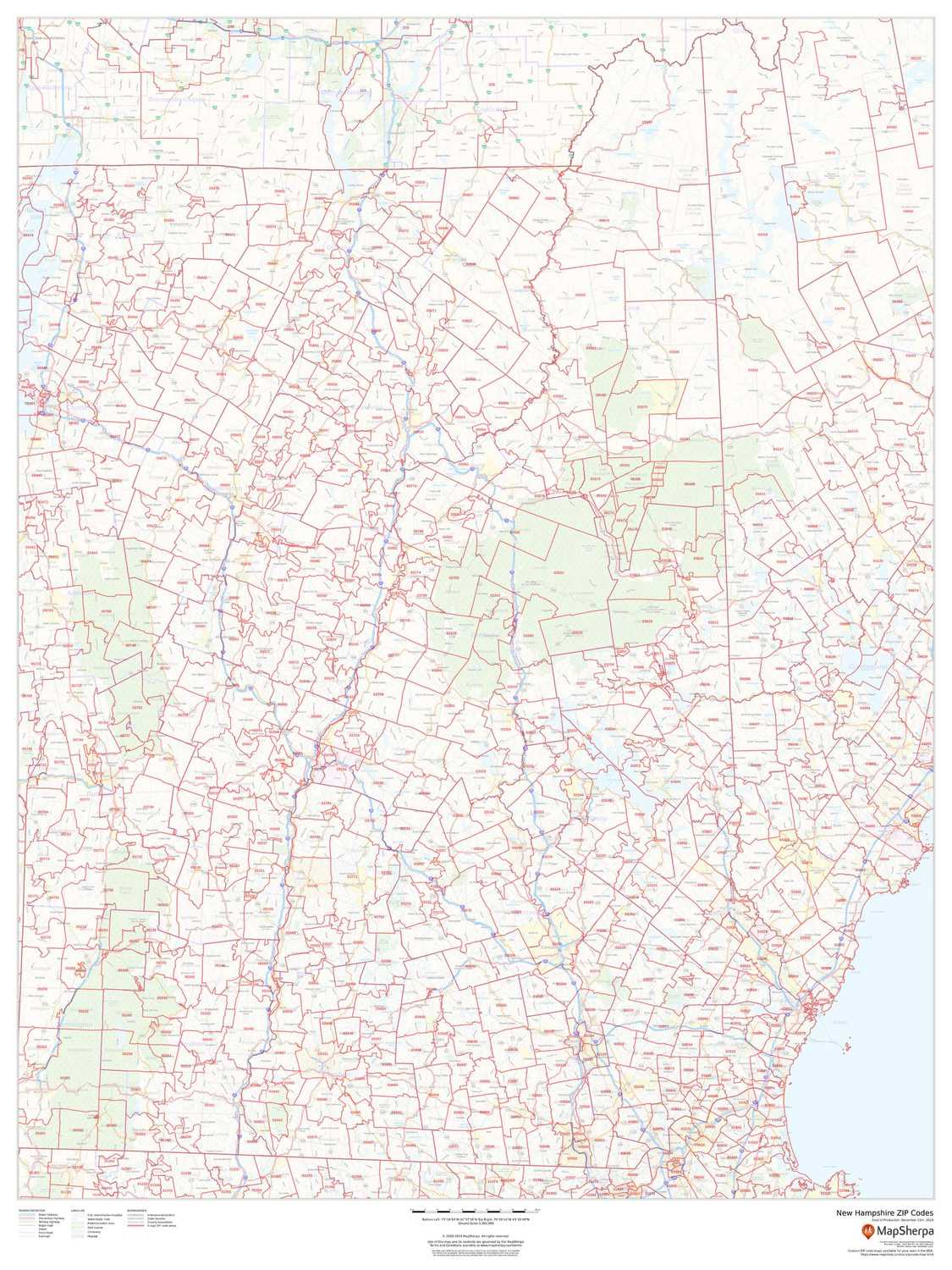 printable map of new hampshire