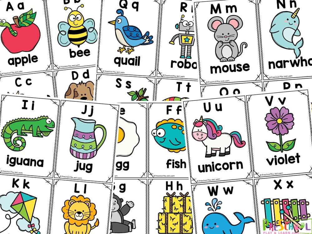 free printable abc flashcards